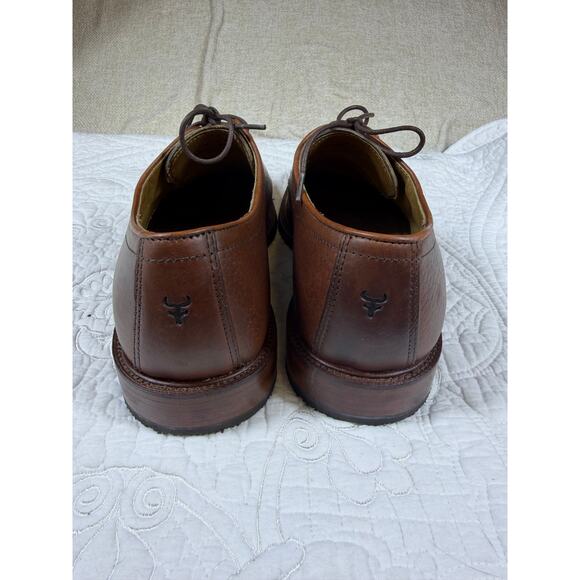 Trask Men Brown 8 Landry Bison Leather Lace Up Oxford Shoes NWOT Comfort Classic main image 6